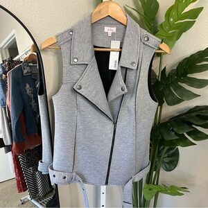 🖤 Pixley Ishan Knit Moto Vest | Size M | Chic, Soft, & Edgy